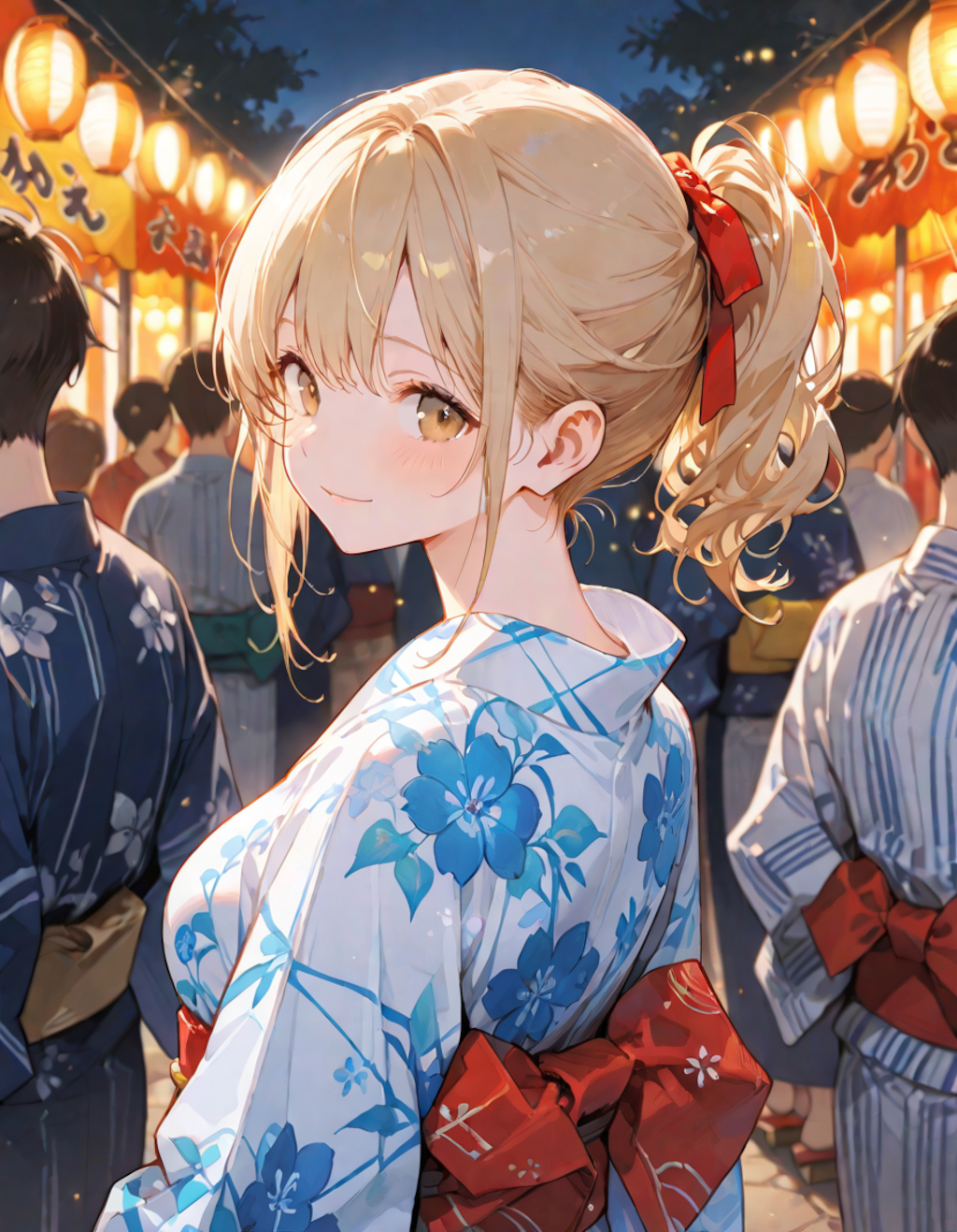 浴衣と水着