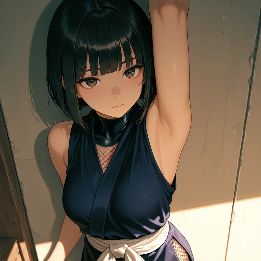 くノ一の腋をチェック！