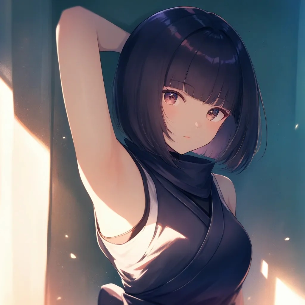 くノ一の腋をチェック！