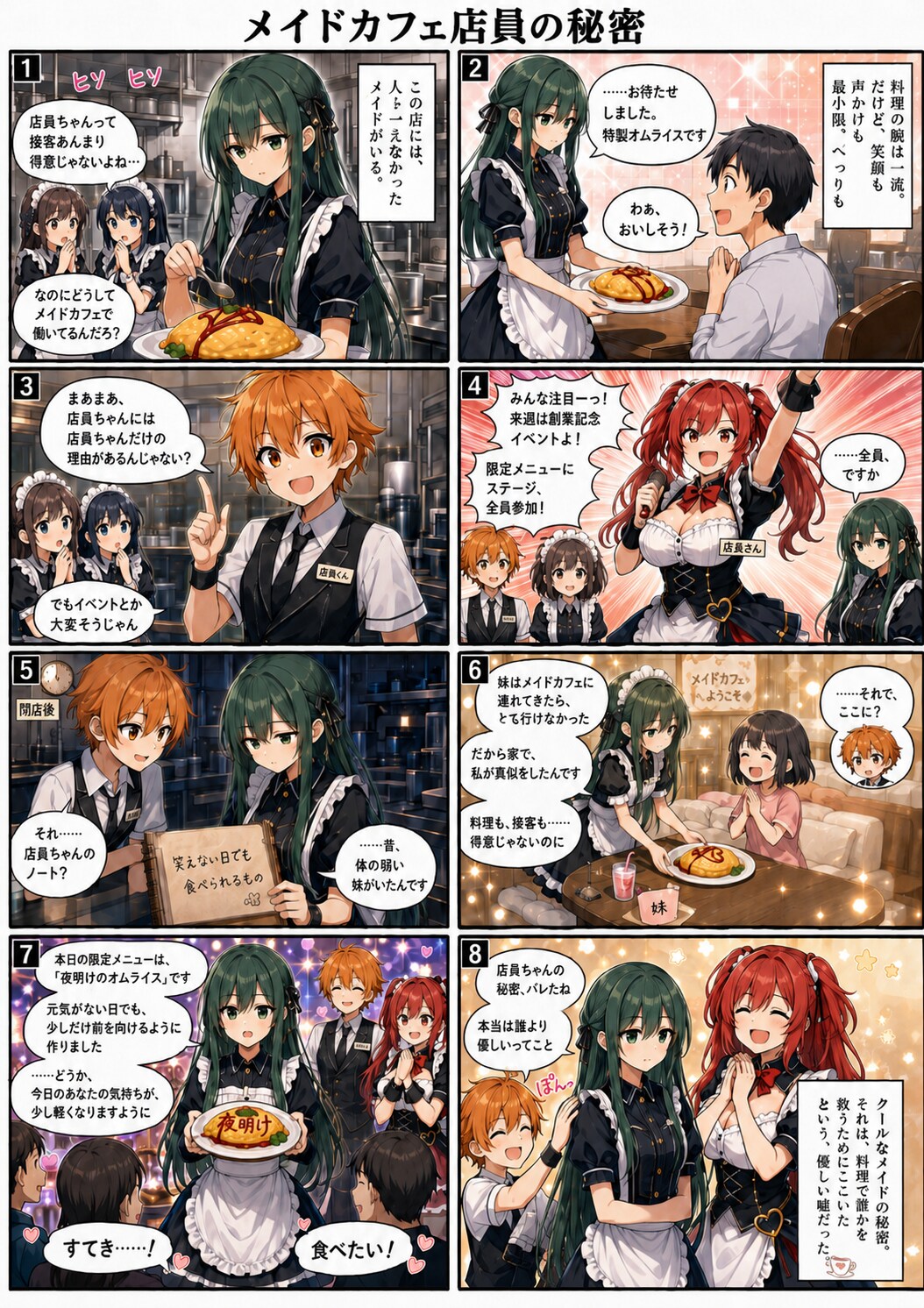 メイドカフェ店員の秘密②