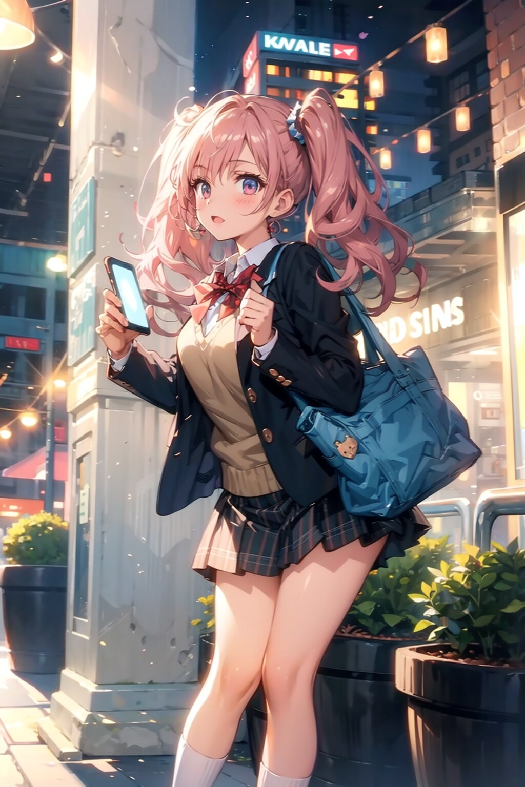 駅前にいた子