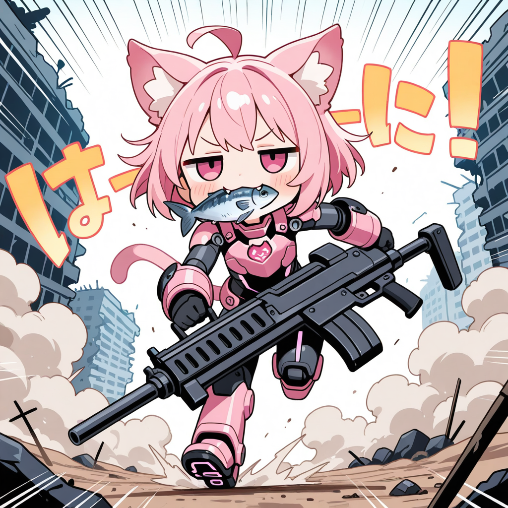 力が欲しければパワードスーツを装着すればいいにゃ！！