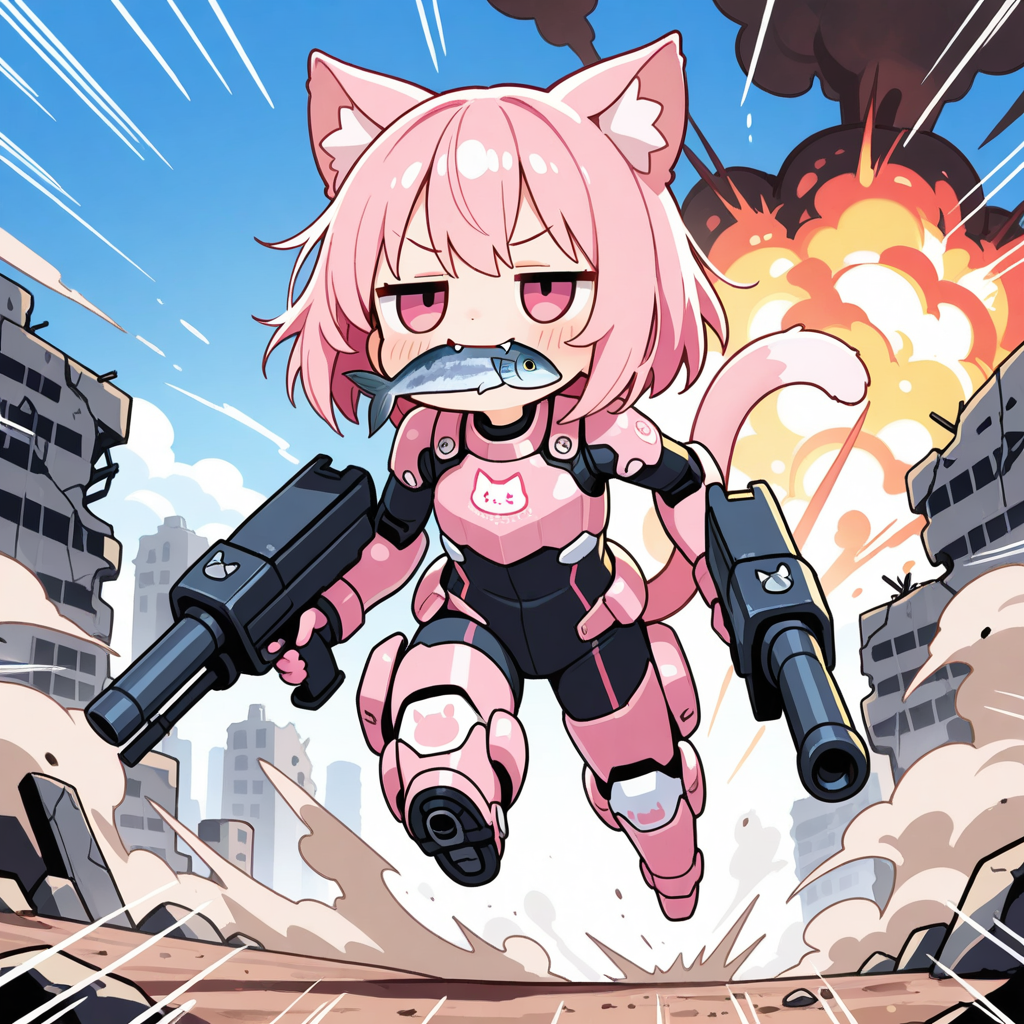 力が欲しければパワードスーツを装着すればいいにゃ！！