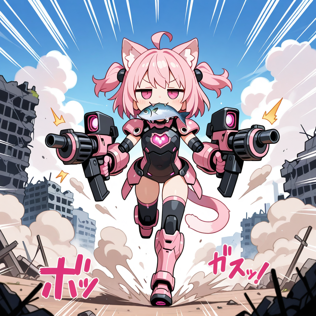 力が欲しければパワードスーツを装着すればいいにゃ！！