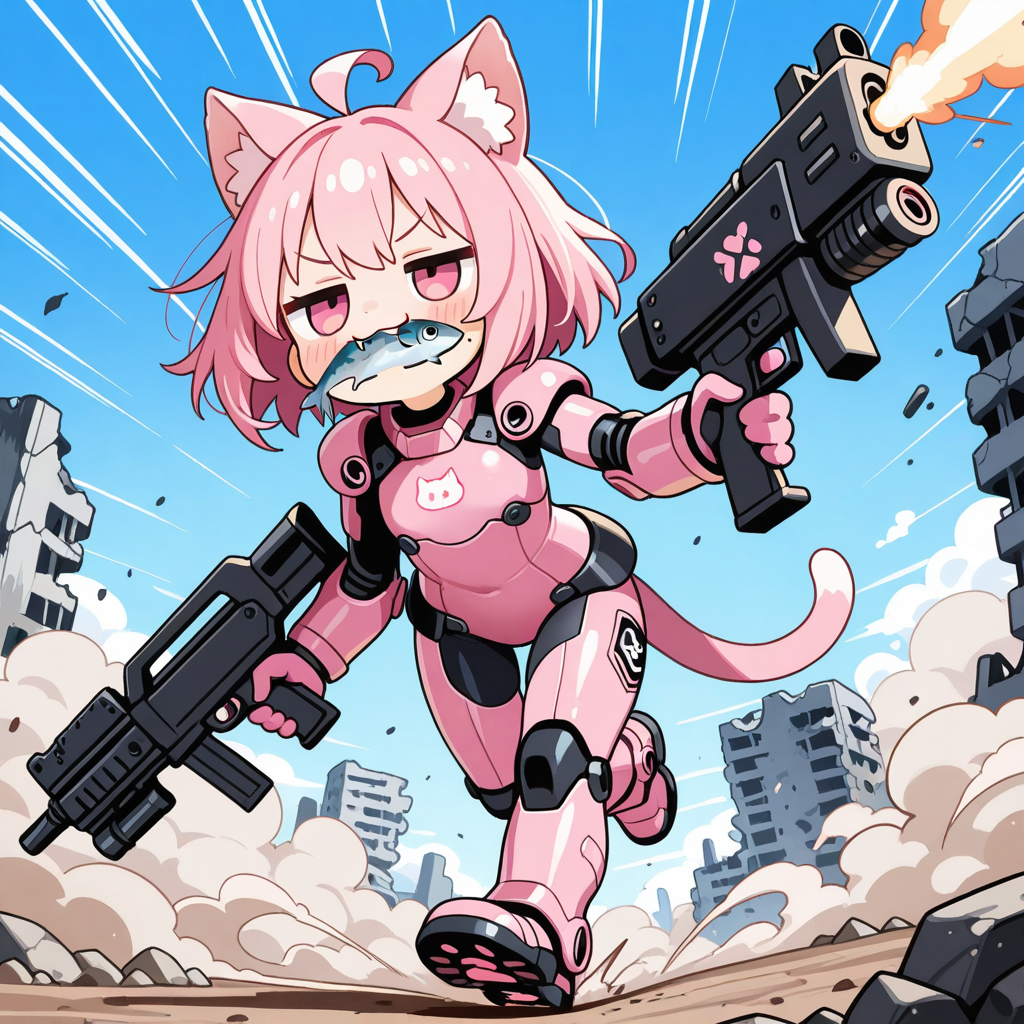 力が欲しければパワードスーツを装着すればいいにゃ！！