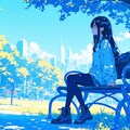 秋晴れの朝 4枚目