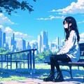 秋晴れの朝 6枚目