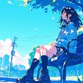 秋晴れの朝 2枚目