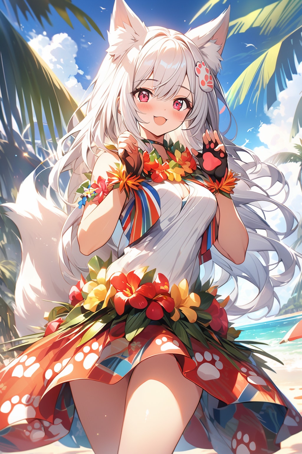 ニクキュ〜ズでフラダンス