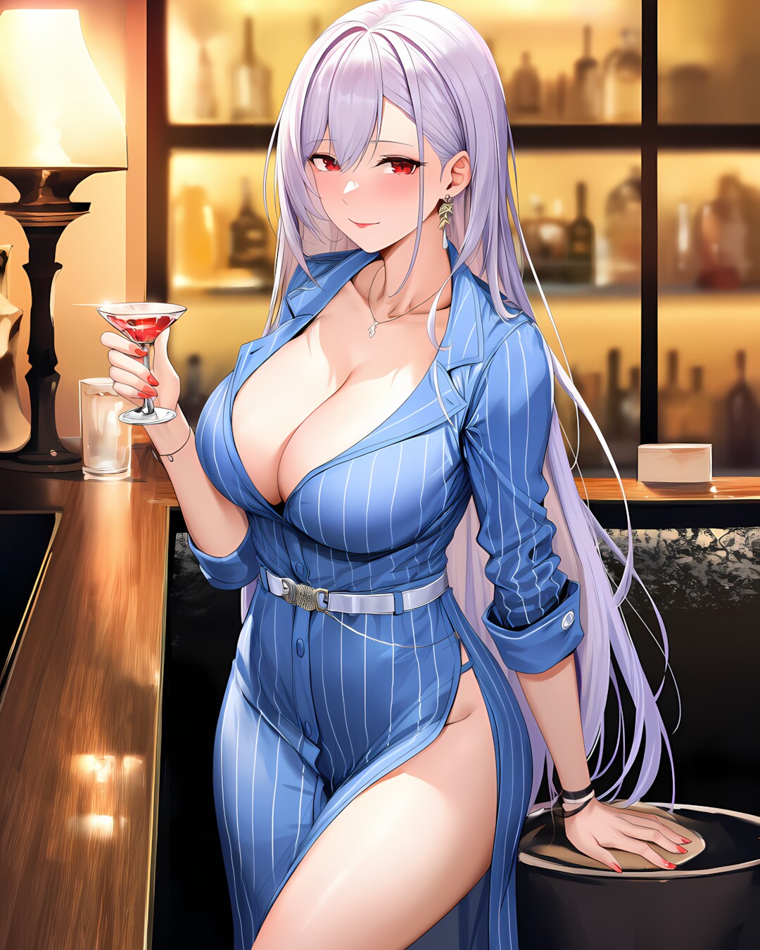 🍸華金の夜はミレナと乾杯✨今日もお疲れ様💙