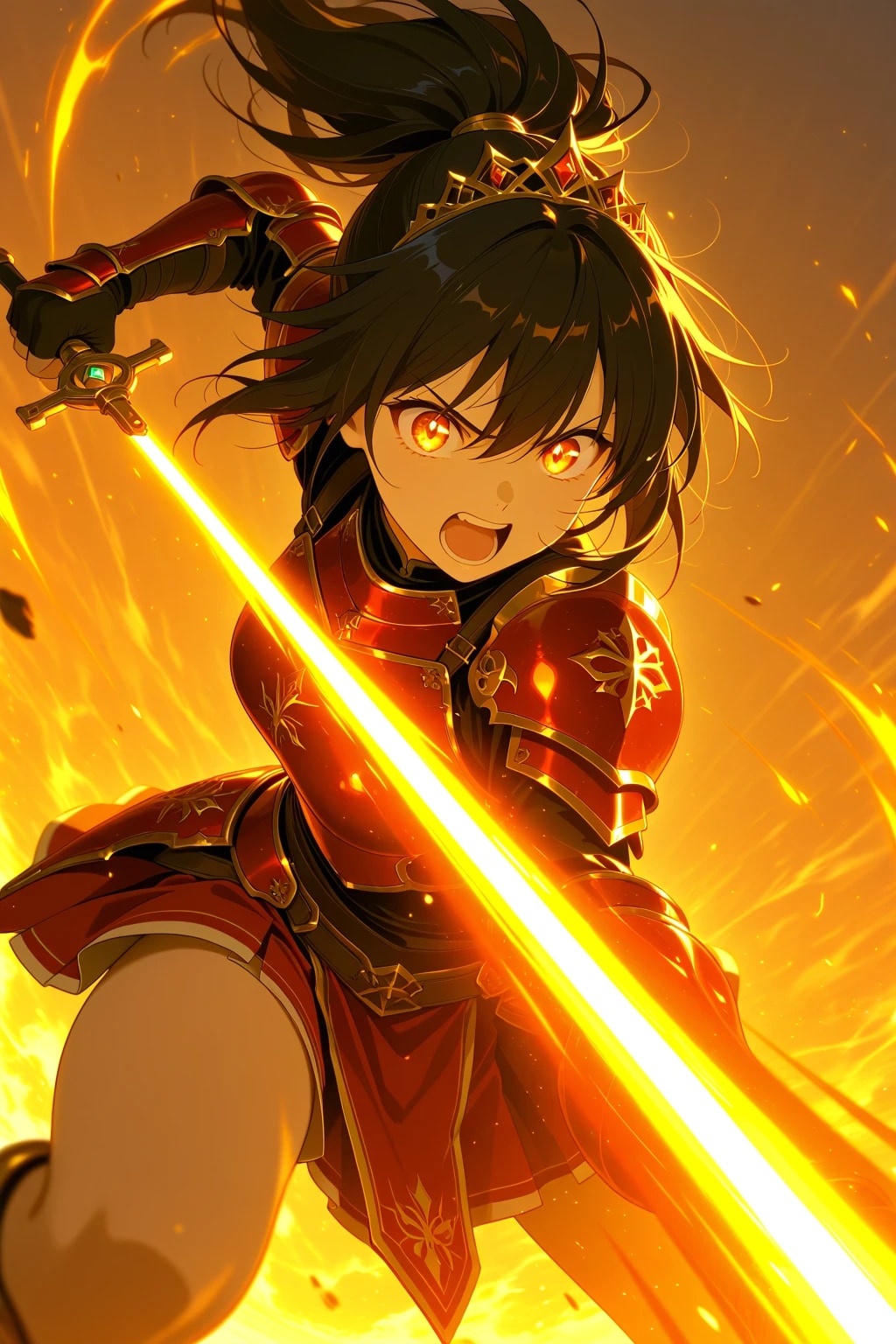 緋炎の姫騎士アルヴィース