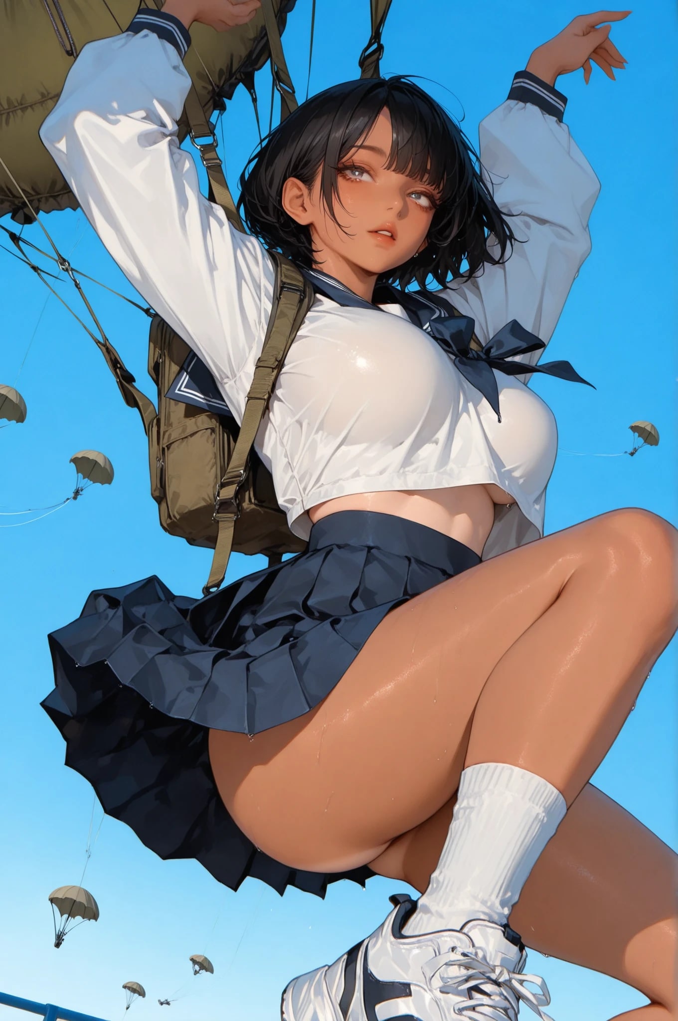 女子高生降下作戦