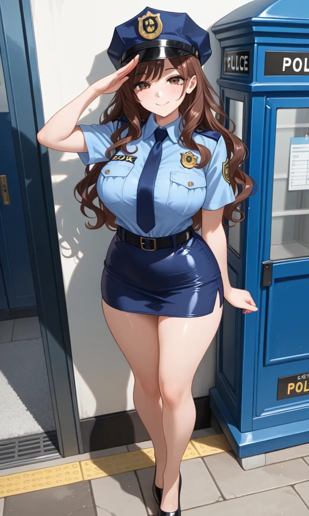うちの子　震堂千秋　婦警さん