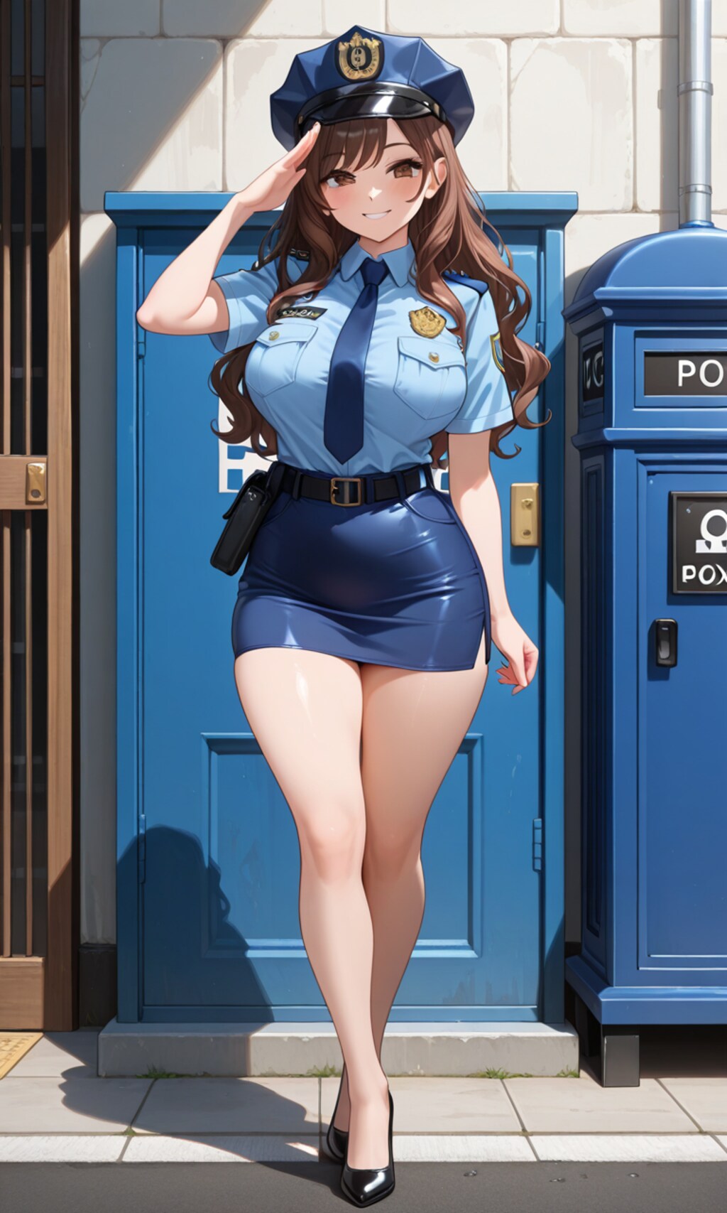 うちの子　震堂千秋　婦警さん