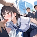 性処理係JKの街中フェラ抜き(1) 6枚目