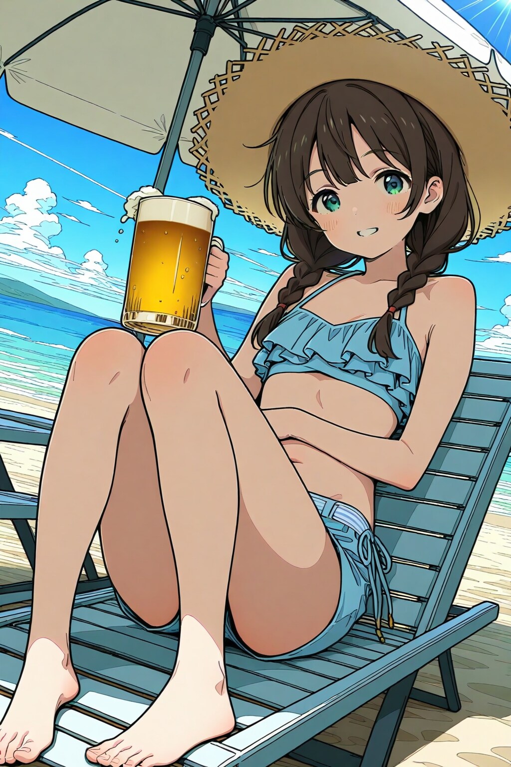 ビーチのバカンスはやっぱこれでしょ