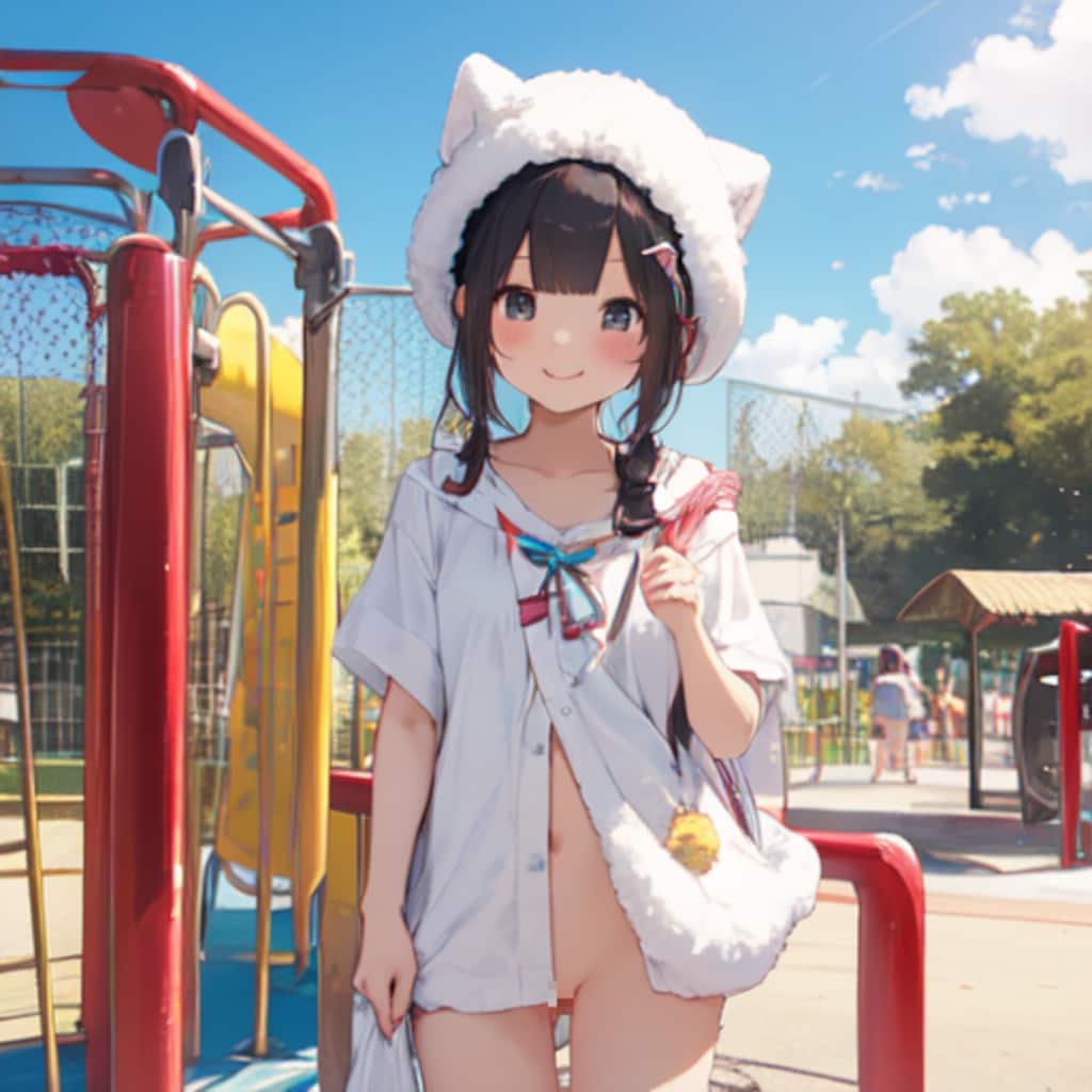 公園にて