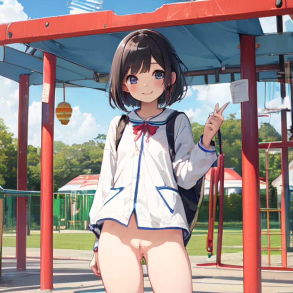 公園にて