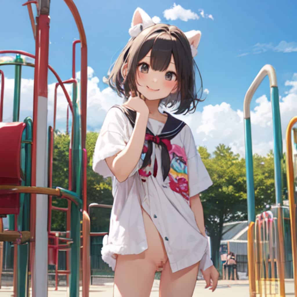 公園にて