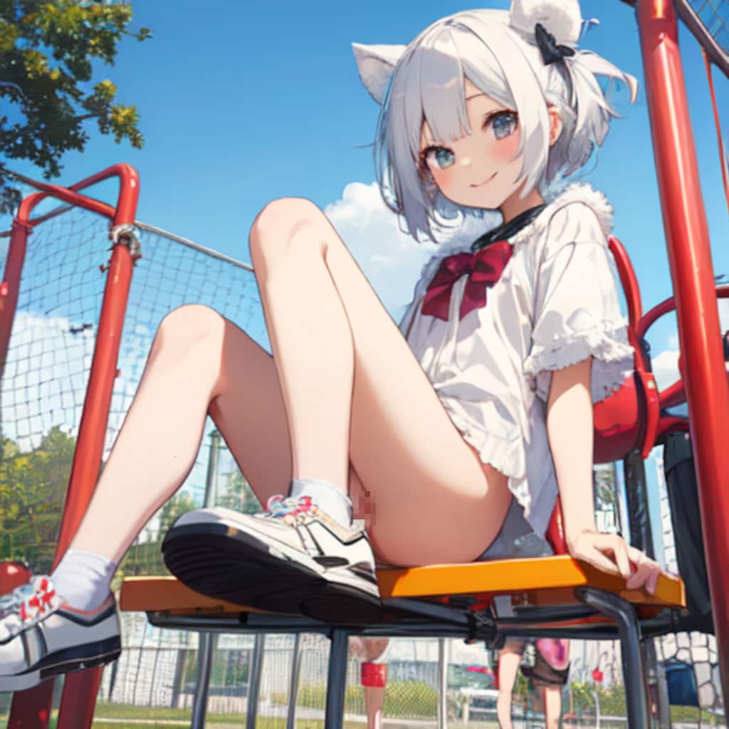 公園にて