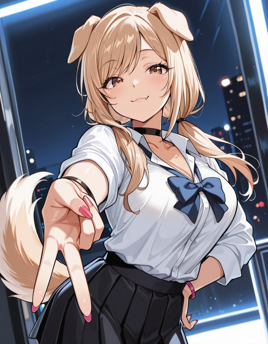 今日のわん娘 #15 「ギャルわん娘」 | の人気AIイラスト・グラビア