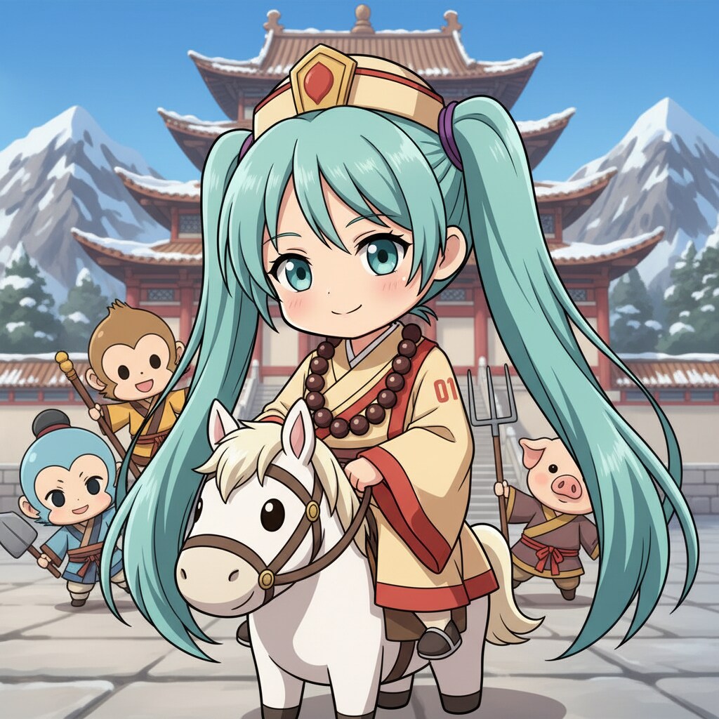 みどツイさん。2月4日。西の日。西遊記。chibi