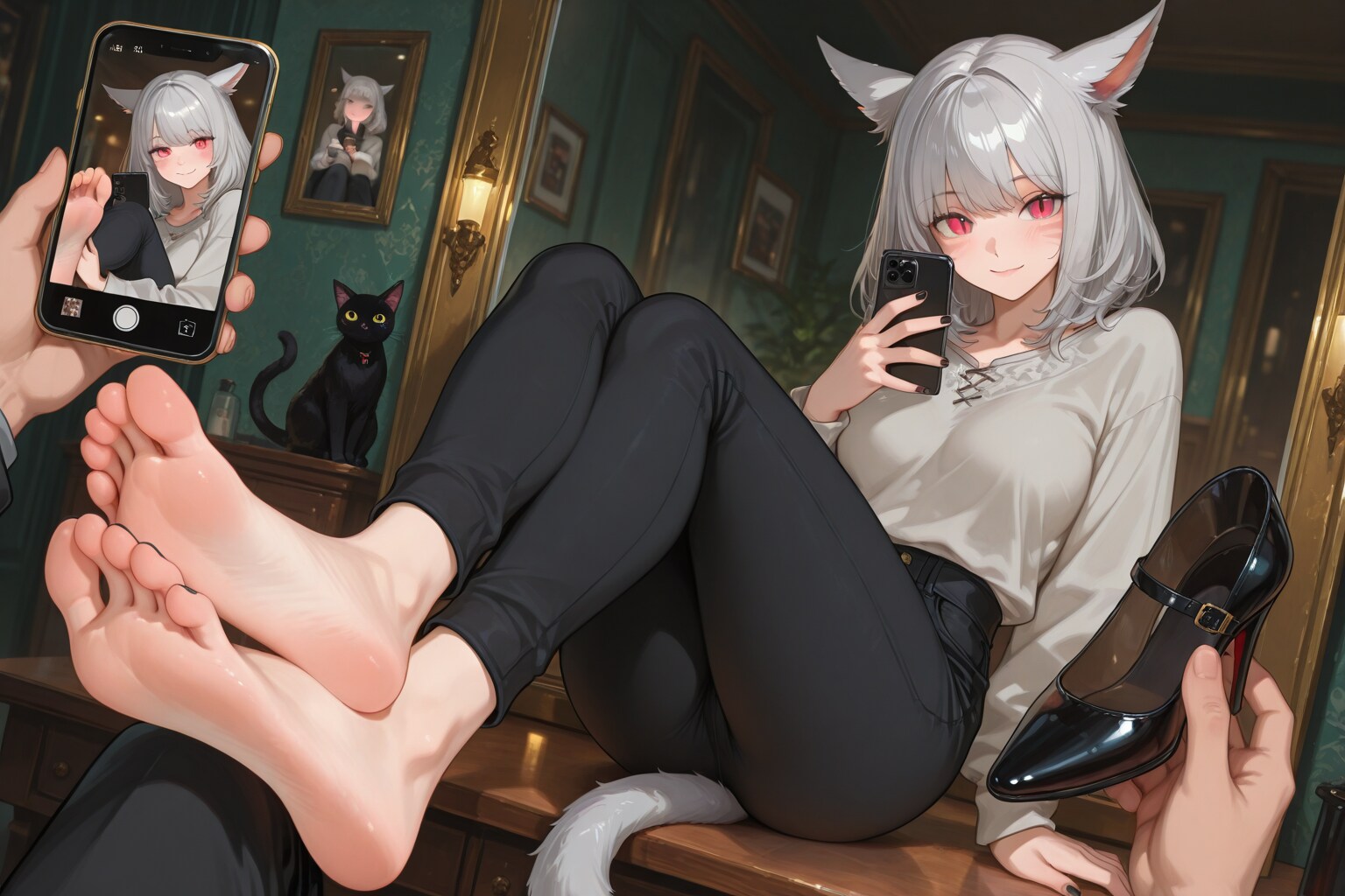 プロンプトからみるミコッテの足