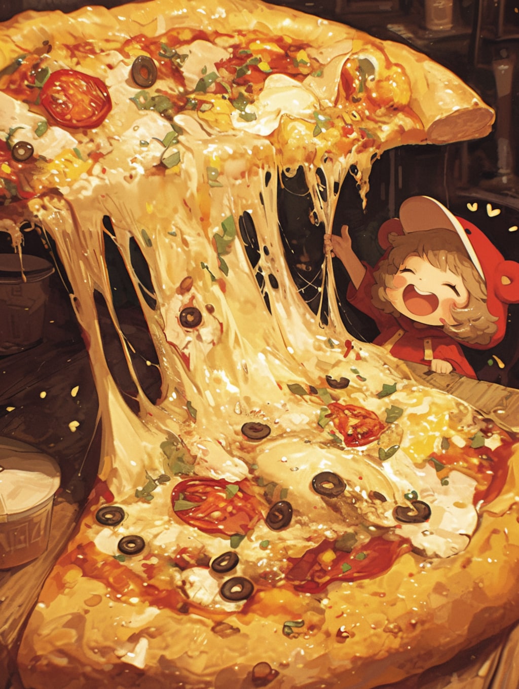 くま娘✖︎ピザ🍕🐾