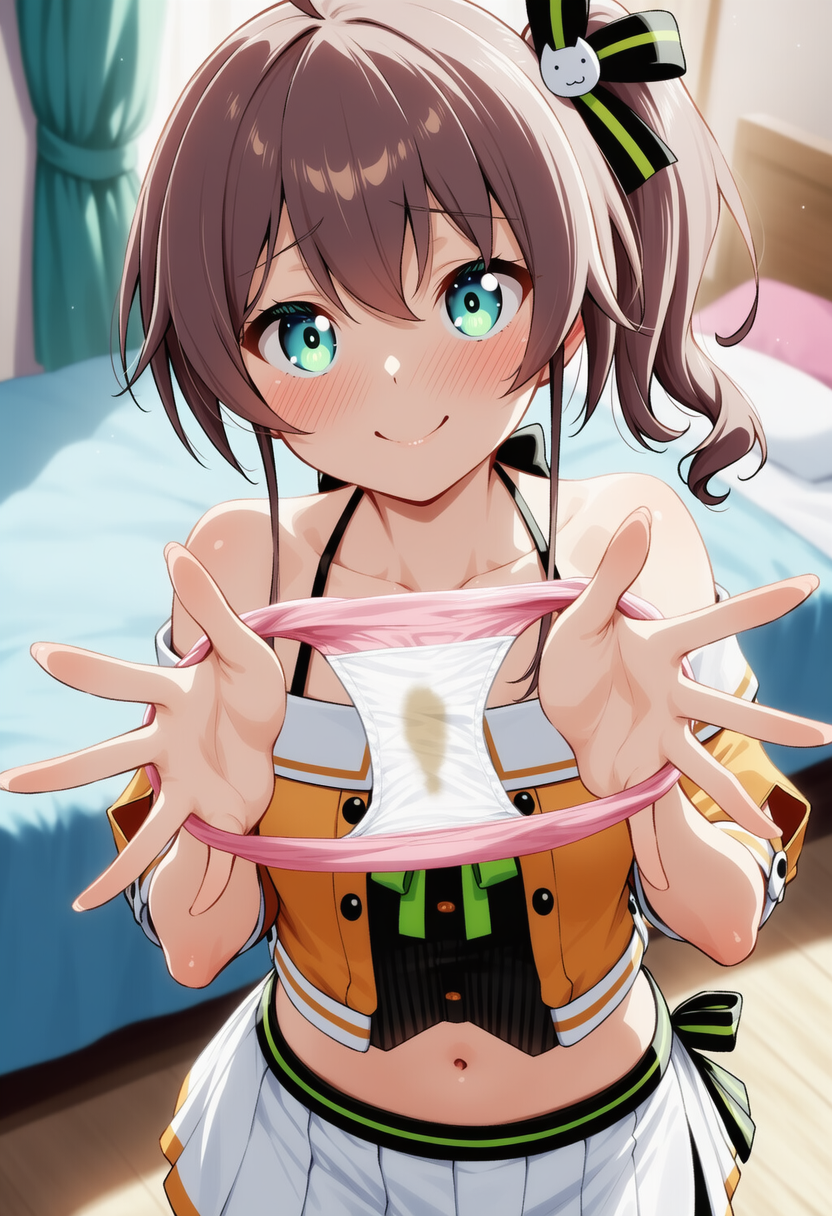はい♡脱ぎたてだよ？（夏色まつり）