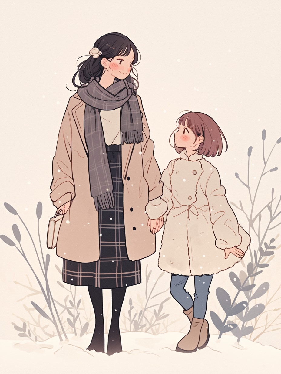 母と娘184 | の人気AIイラスト・グラビア