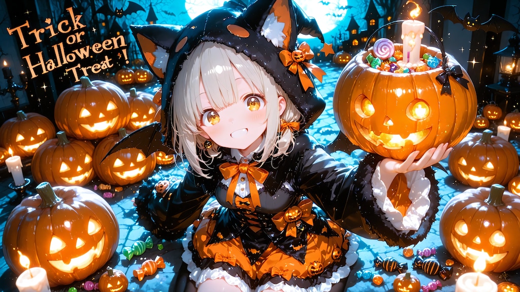 Trick or Treat☆ かぼちゃの微笑みと一緒に