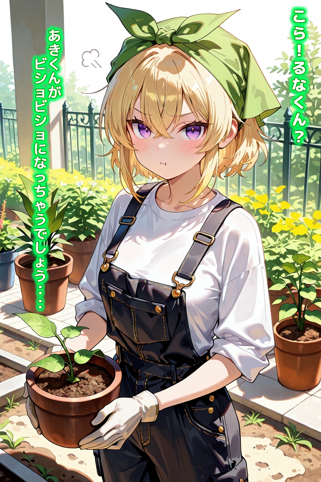 ✨🪴 兎河４姉兄妹弟と姫宮兄妹のガーデニング 🌼✨