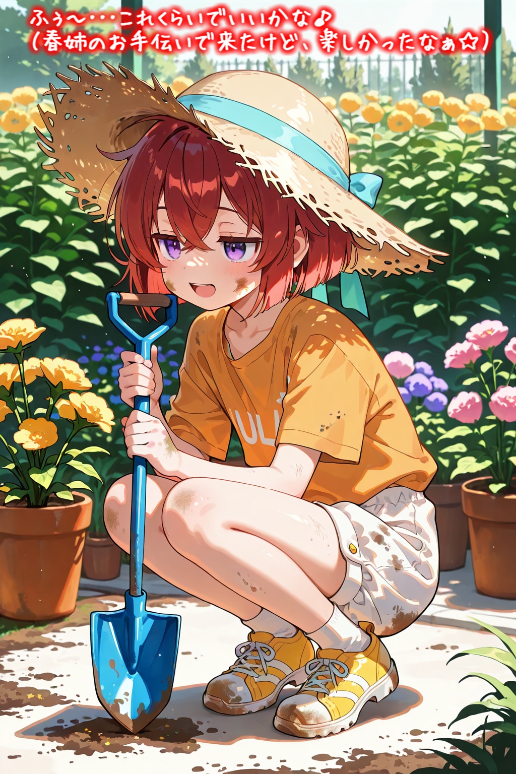 ✨🪴 兎河４姉兄妹弟と姫宮兄妹のガーデニング 🌼✨