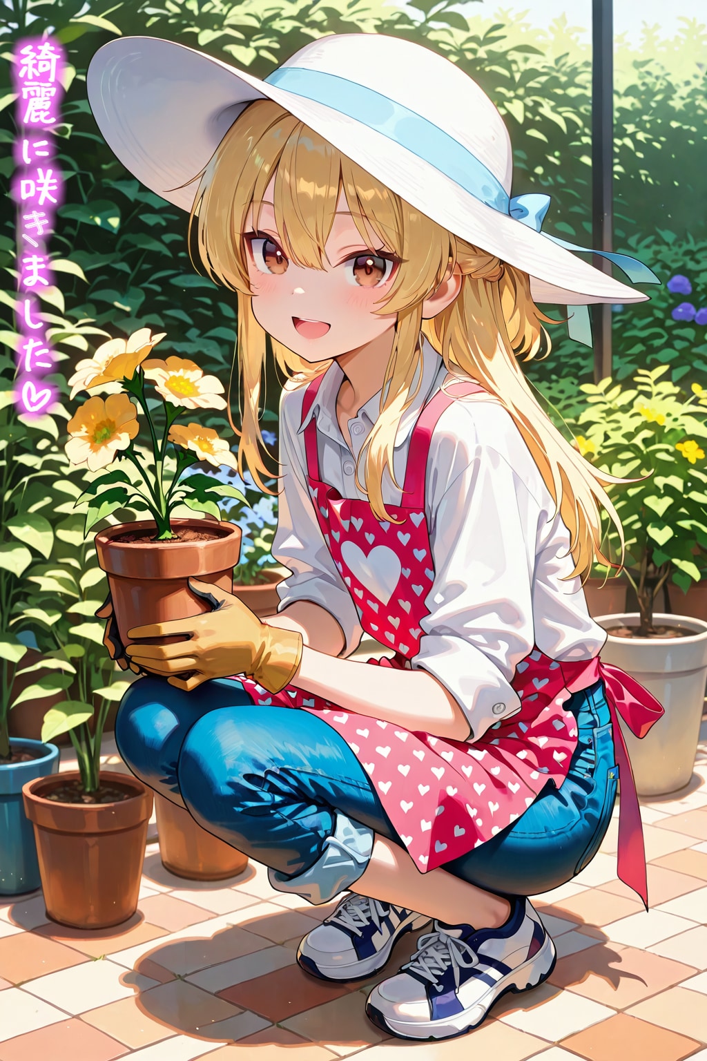 ✨🪴 兎河４姉兄妹弟と姫宮兄妹のガーデニング 🌼✨