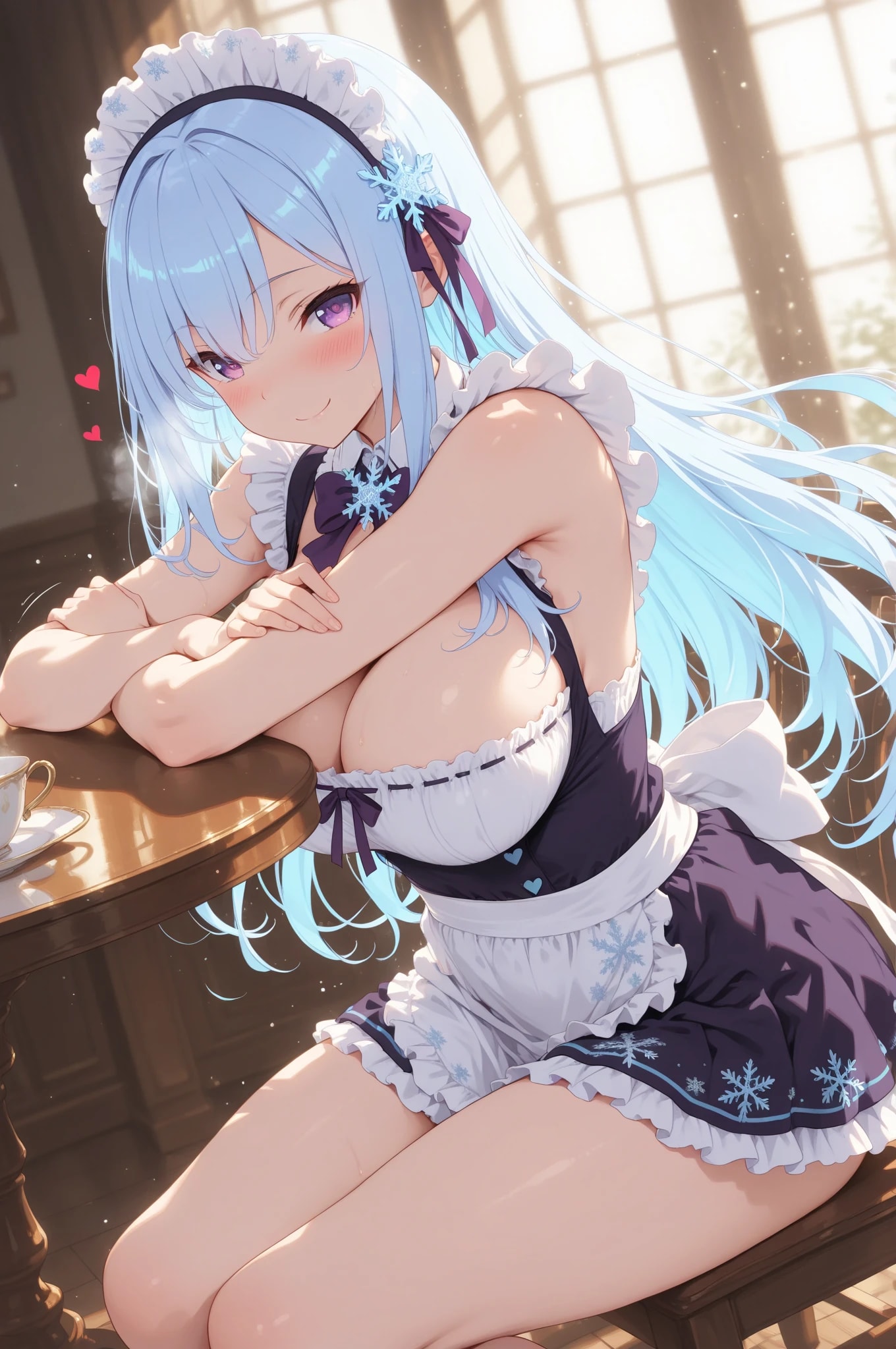 休憩中のスーパーメイド☕💓