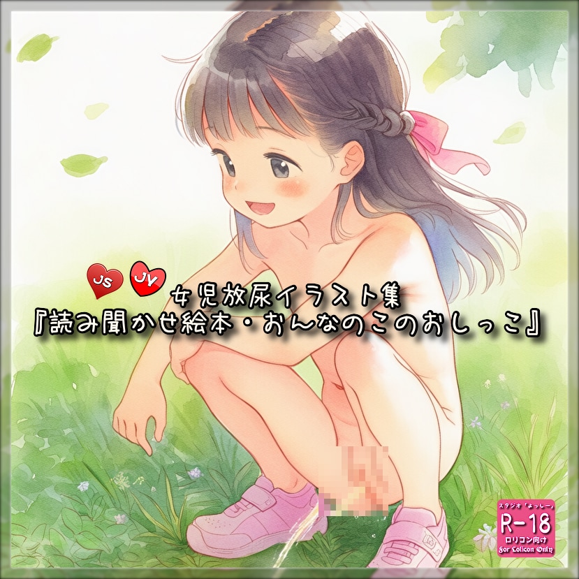 【PromptComイラスト集紹介】『読み聞かせ絵本・おんなのこのおしっこ』