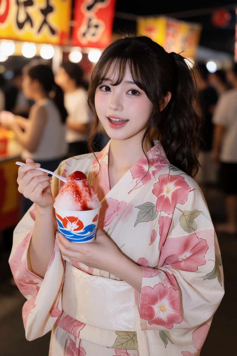 浴衣美少女
