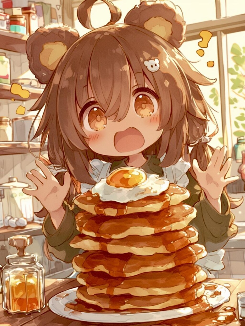 くま娘の卵パーティー🥚🐾