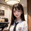 女子高生がカフェでバイト②　コーヒーをお持ちしました！ 2枚目