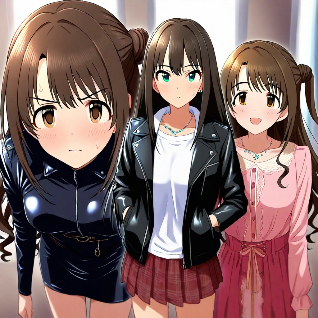 レザー着用の卯月としぶりん