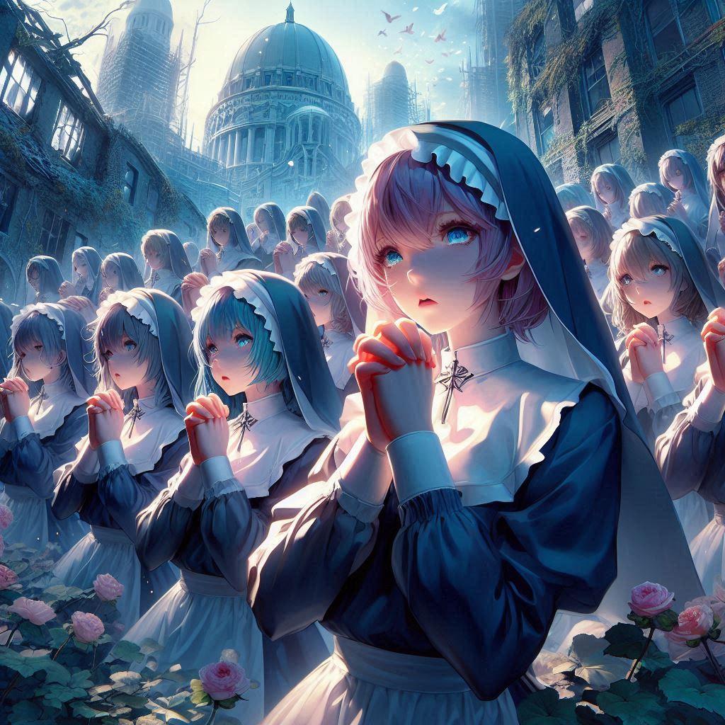 お祈り隊 | の人気AIイラスト・グラビア