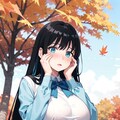 紅葉の下で告白 2枚目