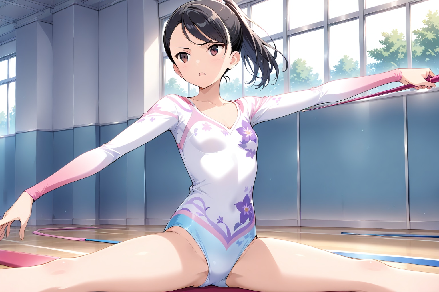新体操部の沙希ちゃん✨５６