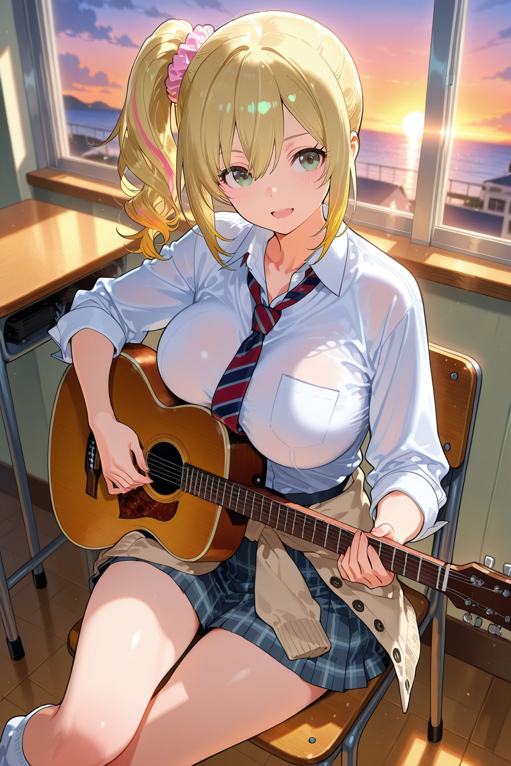 サイドポニーテールちゃんの弾き語り