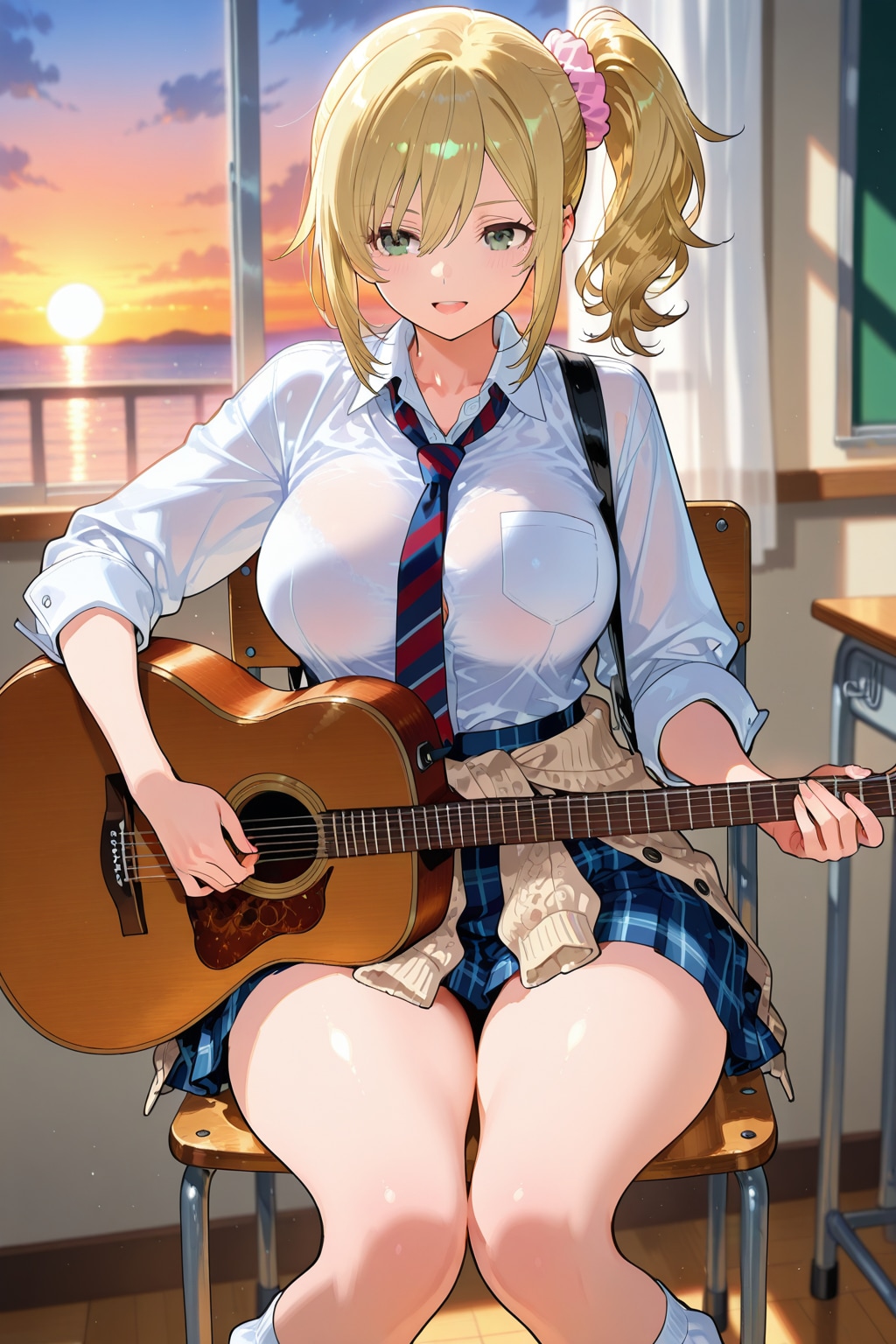 サイドポニーテールちゃんの弾き語り