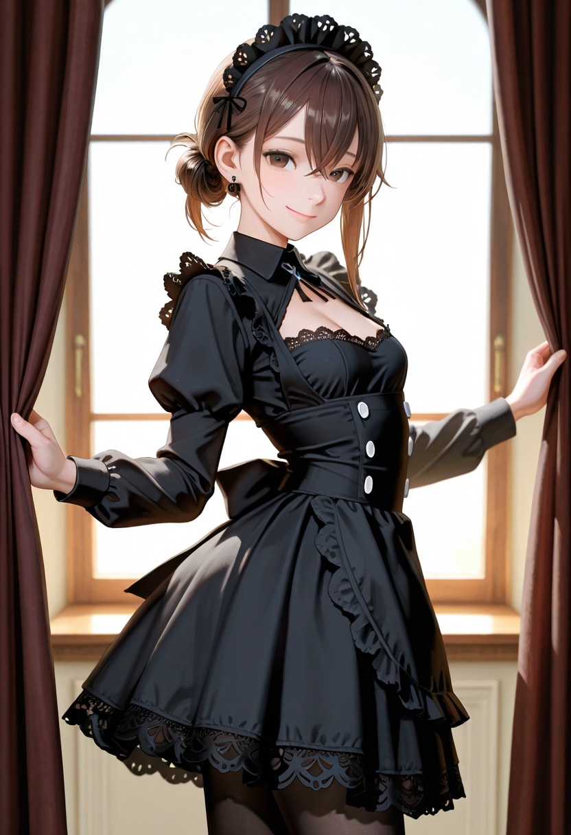 歩美 Maid Costumes (16) | の人気AIイラスト・グラビア