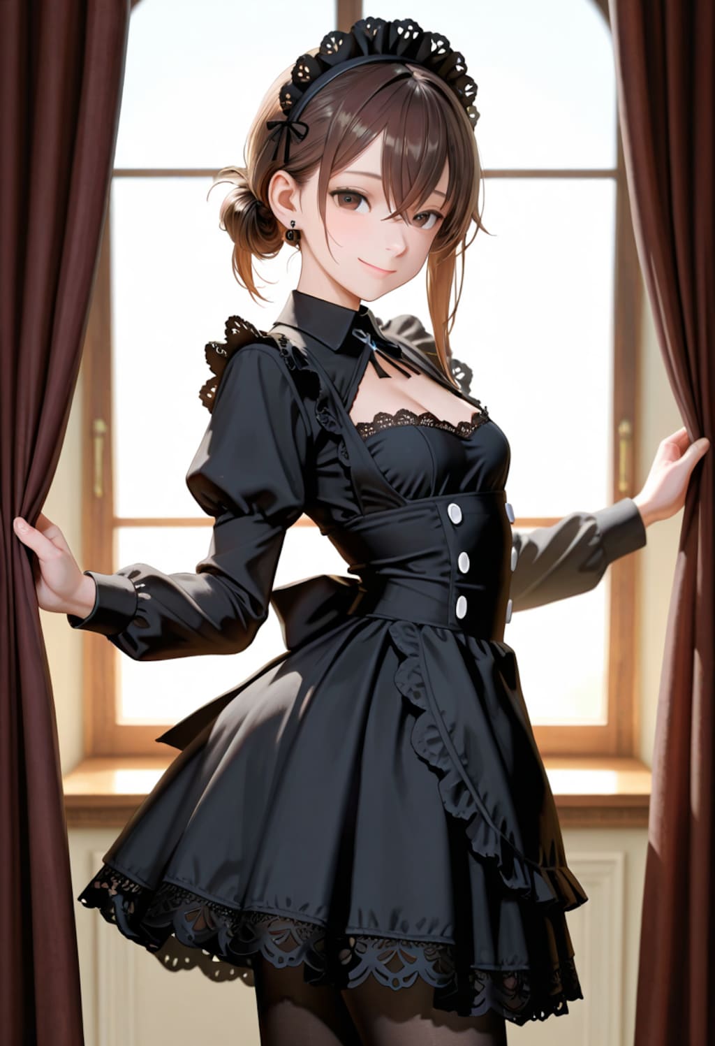 歩美 Maid Costumes (16)