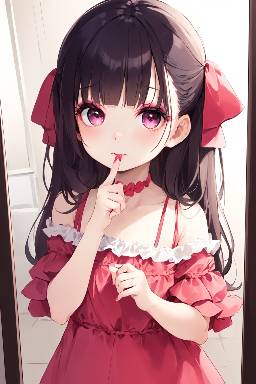 はじめておめかし♪