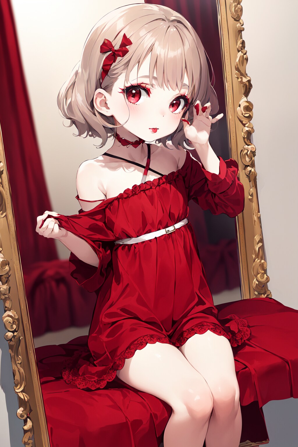 はじめておめかし♪