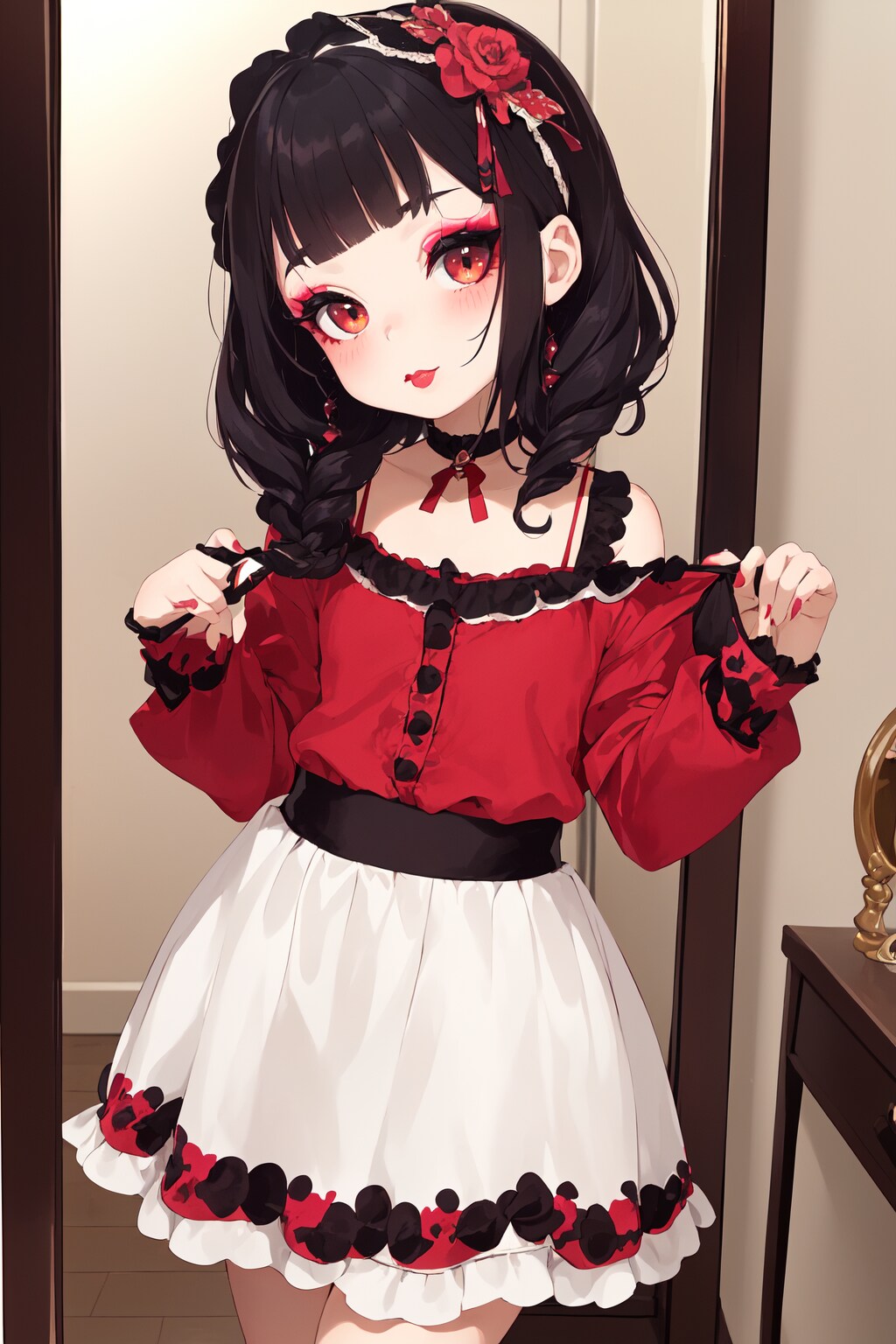 はじめておめかし♪
